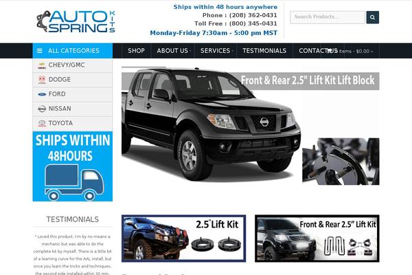 Site using Woo-vehicle-parts-finder-ymm plugin