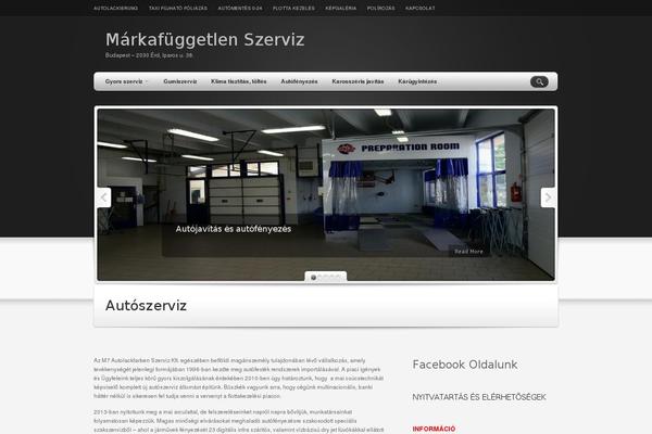 Thunder theme site design template sample