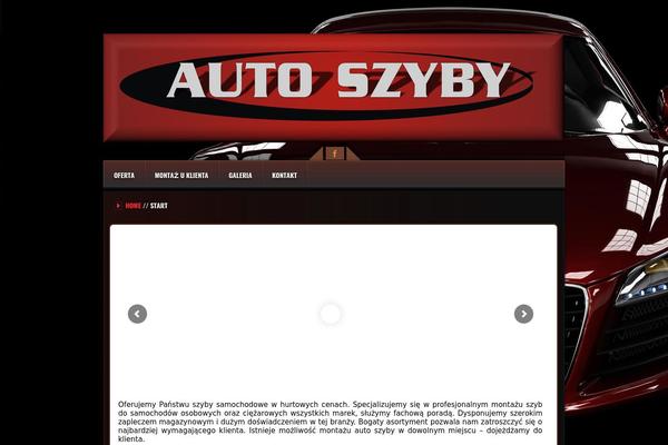 Orizon theme site design template sample