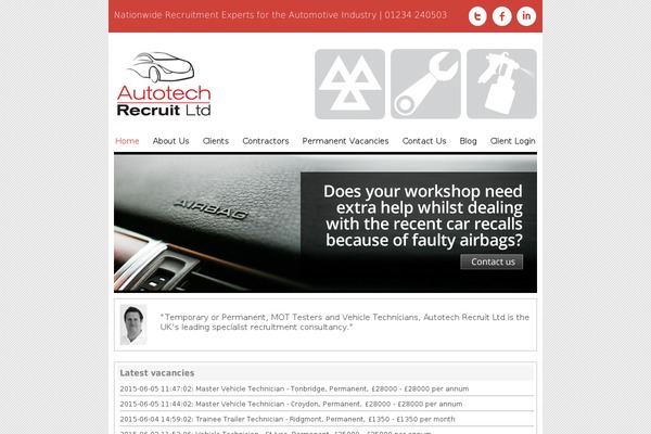 autotech theme websites examples