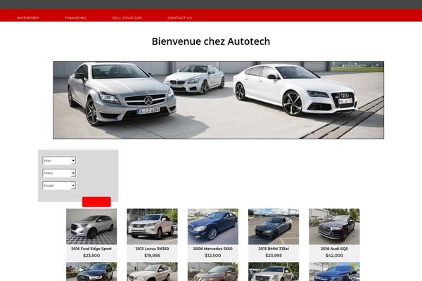Automotive Child theme site design template sample