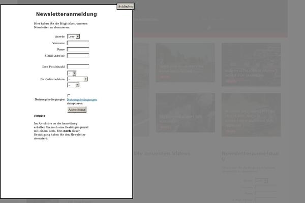 autotest.de site used Theme54849