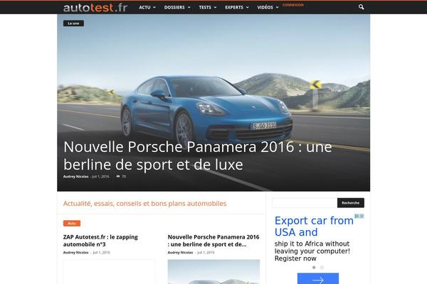 NewsMag theme site design template sample