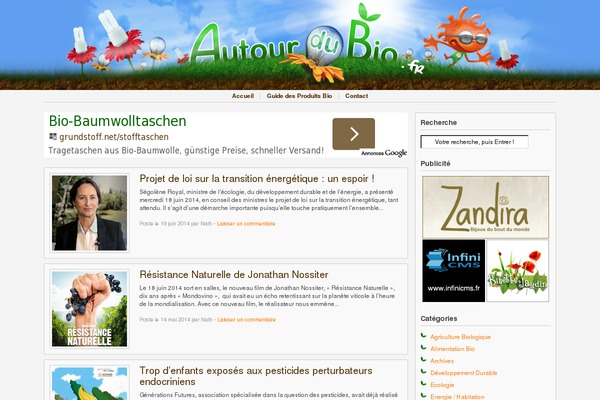 Gridlove-child theme site design template sample