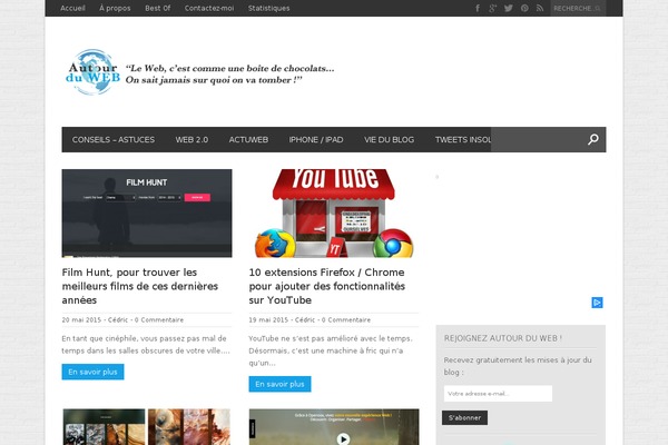 autourduweb.fr site used Short-news-pro