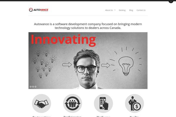 Aware theme site design template sample
