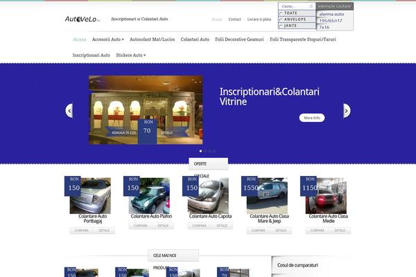 Boutique theme site design template sample