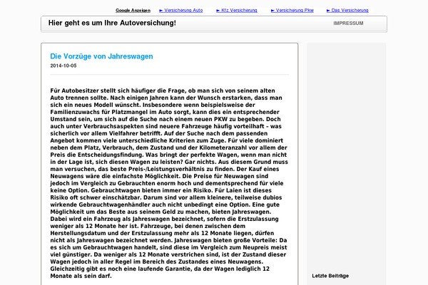 autoversicherungde.de site used Schulze-theme