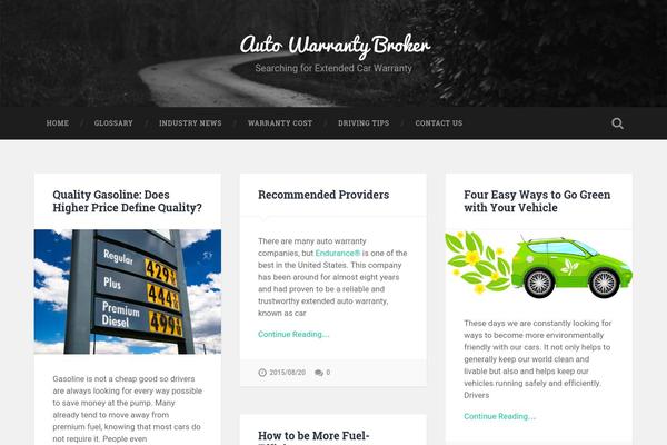 Baskerville theme site design template sample