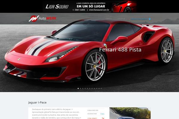 Autotrader theme site design template sample