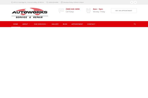 Autoser theme site design template sample