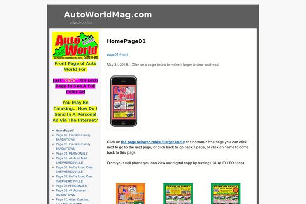 Weaver II theme site design template sample