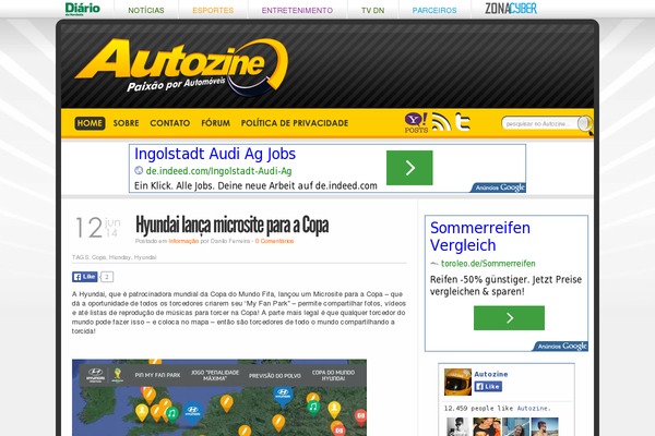 autozine theme websites examples