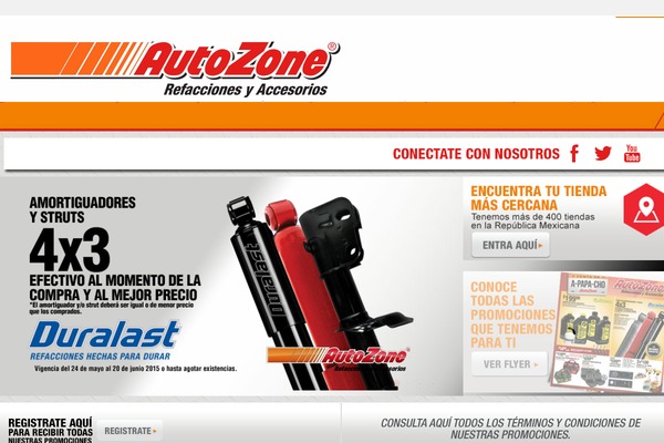 Autozone theme site design template sample