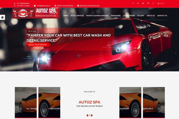 Metropolis theme site design template sample