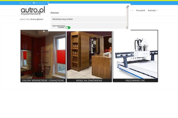autro.pl site used Autro-child