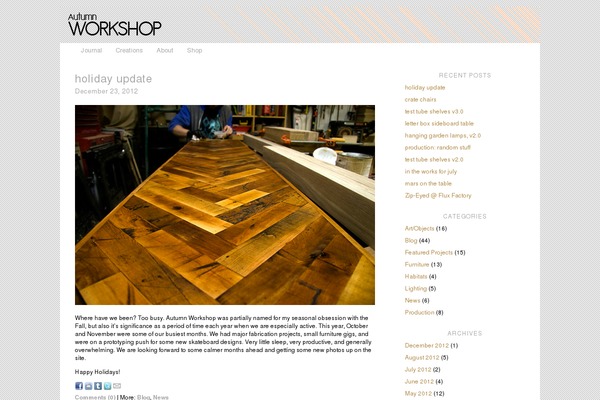 WPFolio theme site design template sample