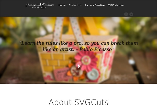 Fable theme site design template sample