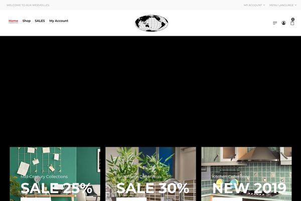 Airi theme site design template sample