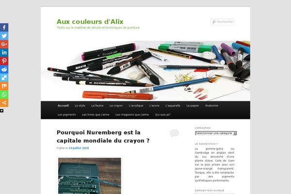 WordPress website example screenshot