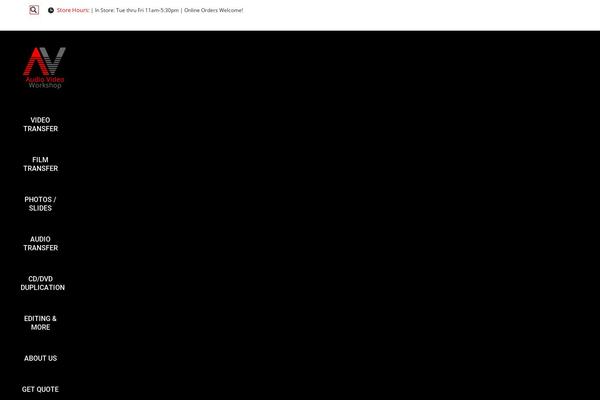 The7 Child theme site design template sample