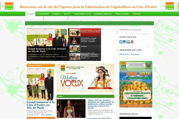 Local News theme site design template sample