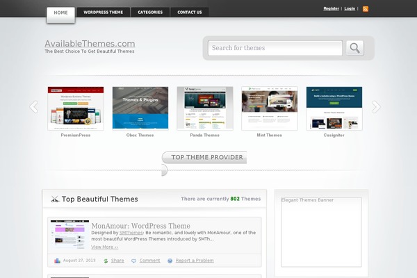 Clipper theme site design template sample