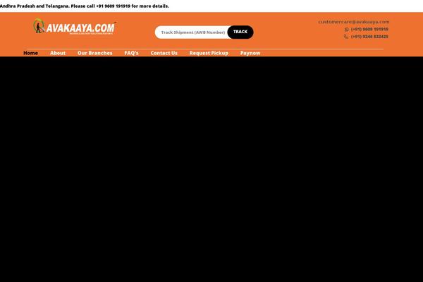 Logistics theme site design template sample