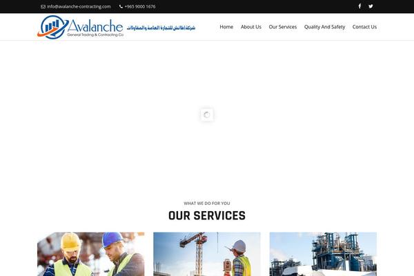avalanche-contracting.com site used Avalanche