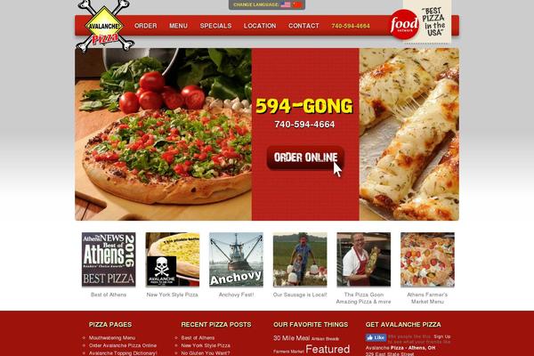 avalanchepizza.net site used Avalanche-5