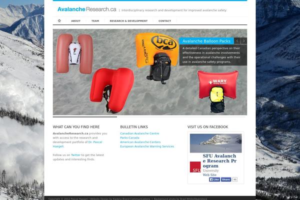 Pioneer theme site design template sample