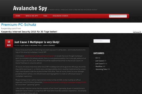 GamePress theme site design template sample