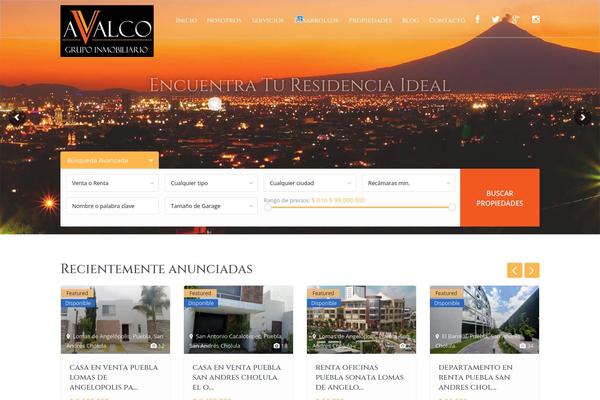 WP Residence theme site design template sample