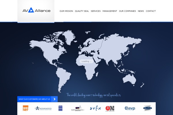 Av theme site design template sample