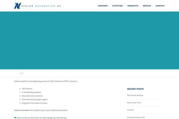 Blade theme site design template sample