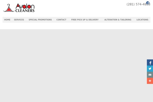 avalondrycleaners.com site used Avalon-2014
