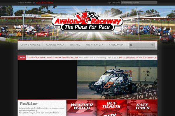 Avalon theme site design template sample