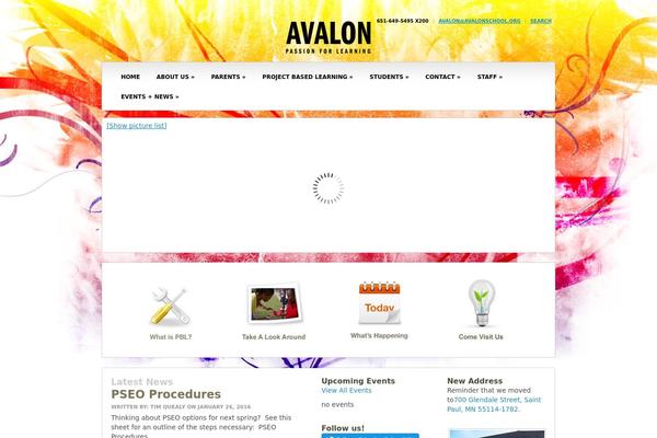 avalonschool.org site used Avalon