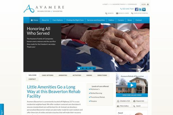 Community theme site design template sample