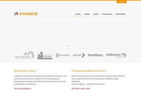 avance theme websites examples