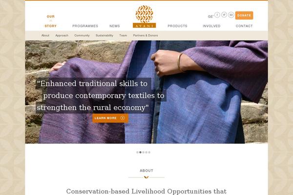 Goodwish theme site design template sample