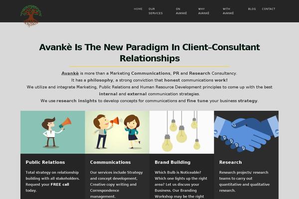 Story theme site design template sample