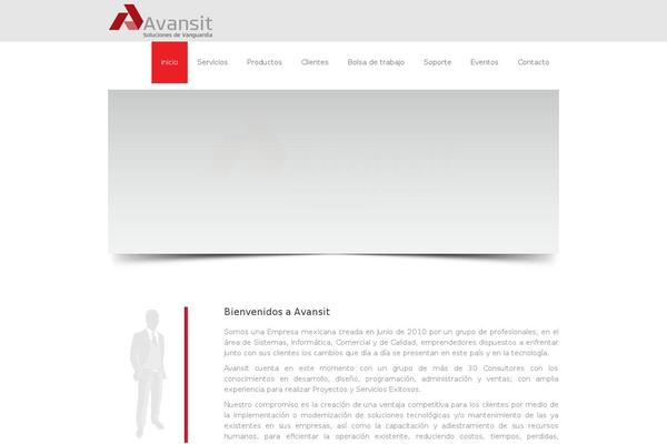 Mint theme site design template sample
