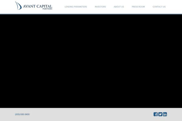 Avant theme site design template sample