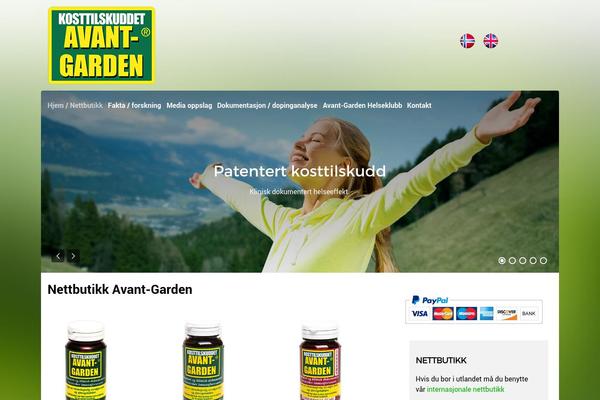 avant-garden.no site used Ag