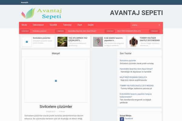 Alpha theme site design template sample