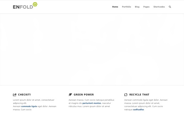 Enfold theme site design template sample