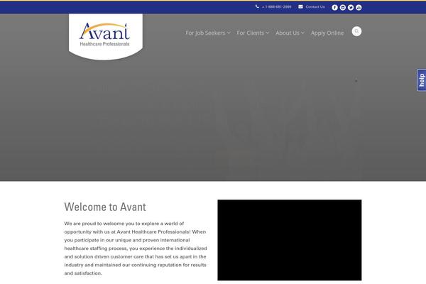 avant-theme theme websites examples