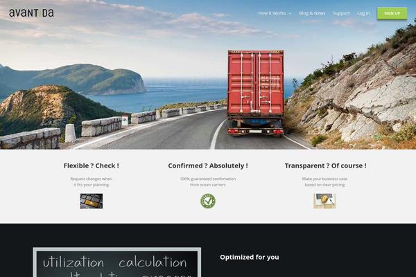 avantida.com site used E2open