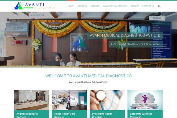 avantimedicaldiagnostics.com site used AccessPress Ray